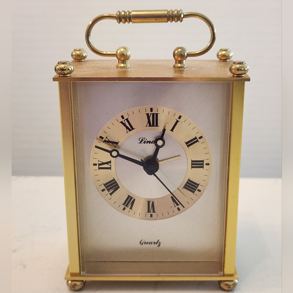 Linden Quartz Carriage Clock 4.5" Tall